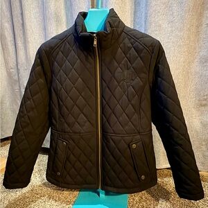 Ladies Tommy Hilfiger Black Quilted Jacket - Size XL